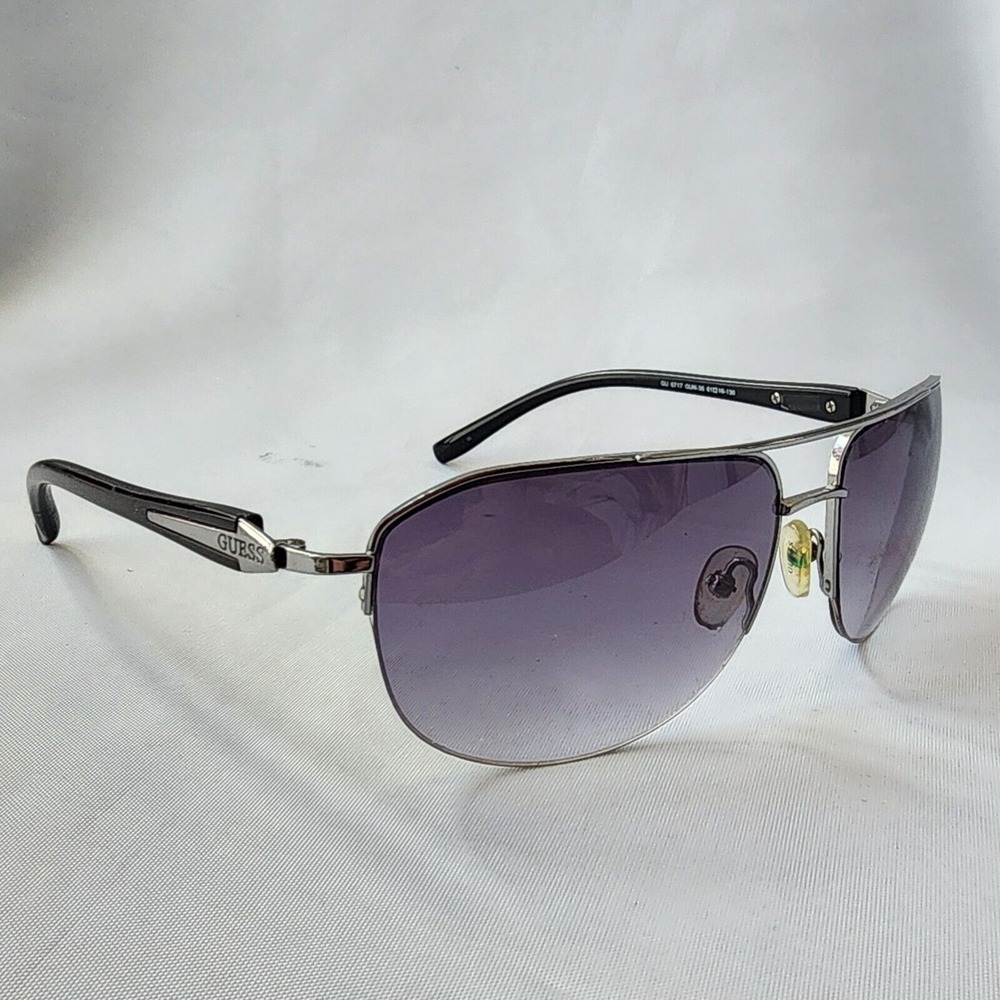 Guess Sunglasses GU6717 GUN-35 Silver Gunmetal Gradient  61-16-130‎ Frame Only